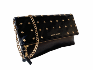Star Stud Clutch and Chain Strap